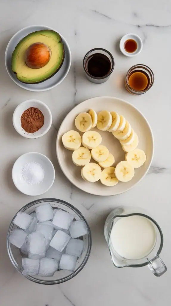 Chocolate Coffee Avocado Smoothie