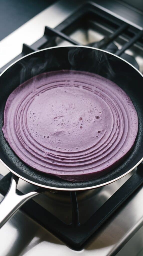 Ube Mochi Pancakes