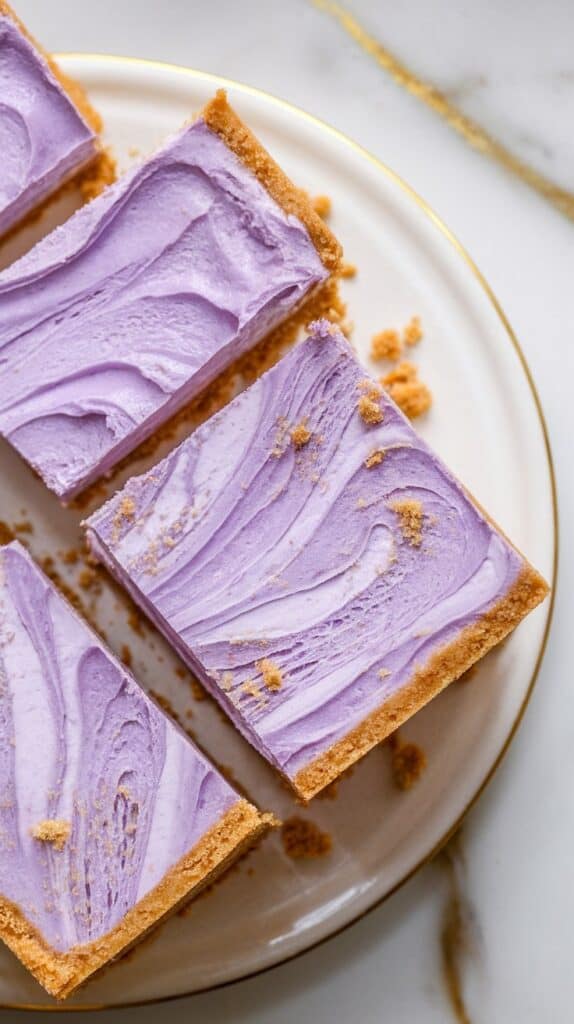 Ube Cheesecake Bars