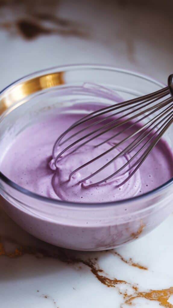 Ube Pandesal with Cheese Filling