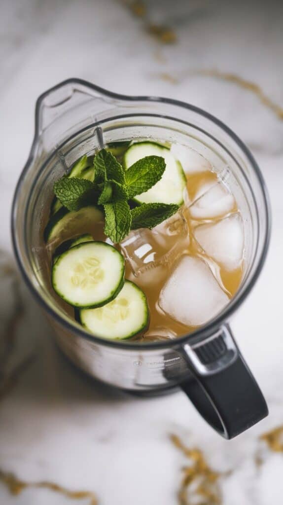 Cucumber Lime Mint Frappe