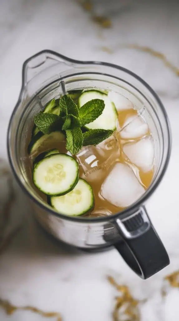 Cucumber Lime Mint Frappe