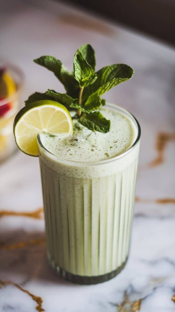 Cucumber Lime Mint Frappe
