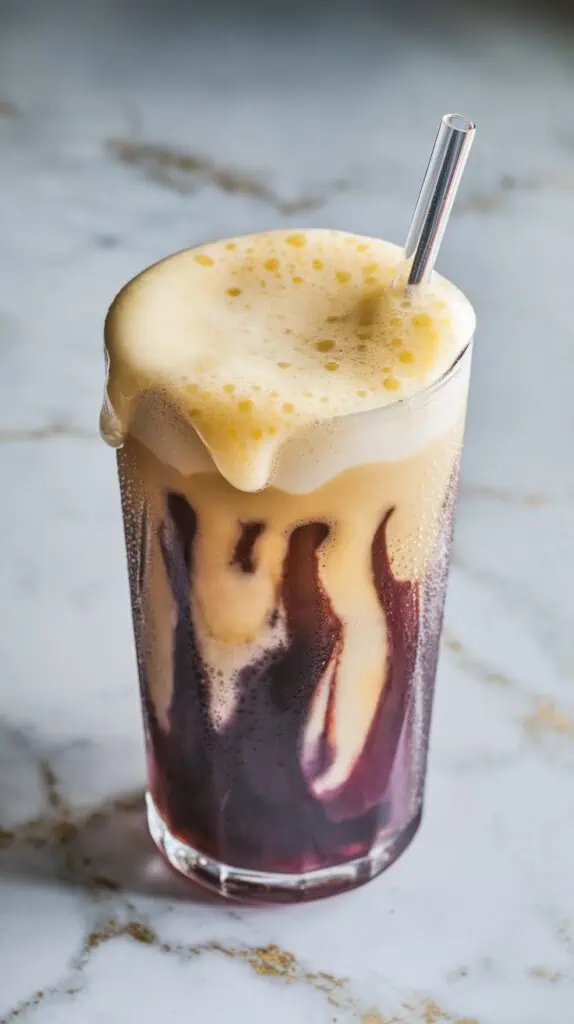 Cheese Foam Grape Milk Tea