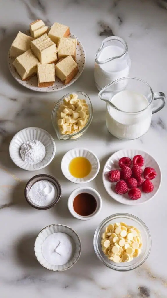 Raspberry White Chocolate Trifle