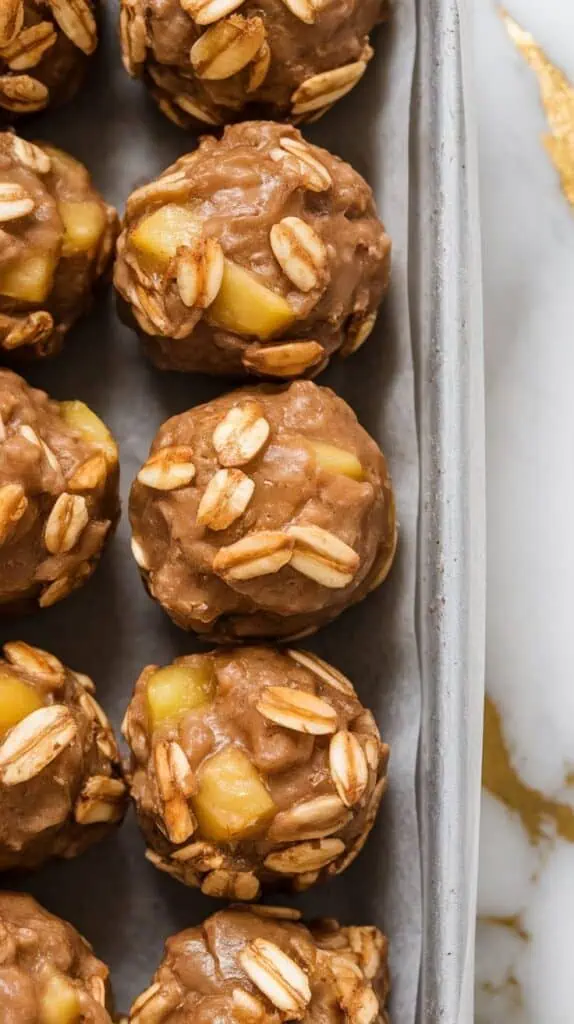 Apple Pie Protein Balls