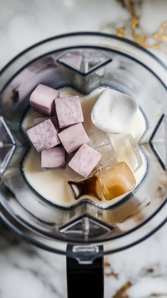 Taro Coconut Frappe