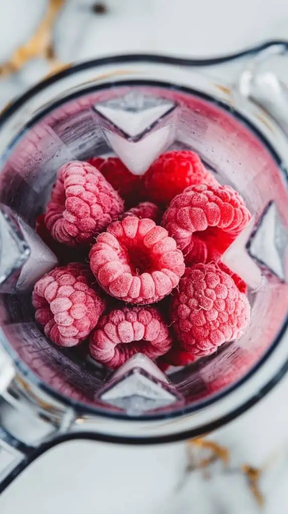 Raspberry Greek Yogurt Protein Smoothie