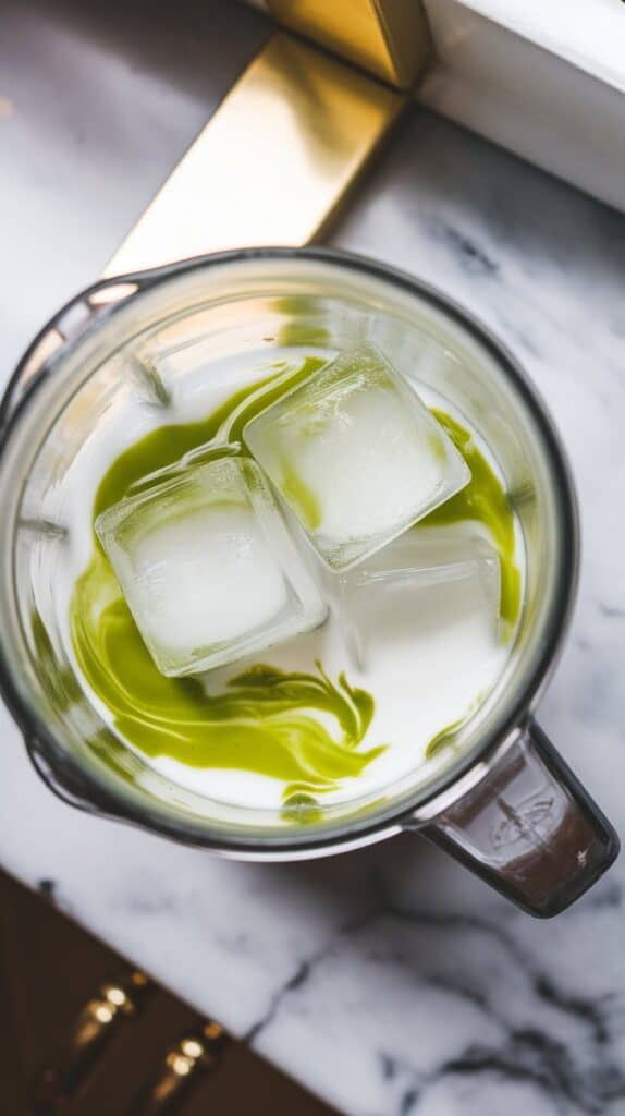 Pandan Coconut Frappe