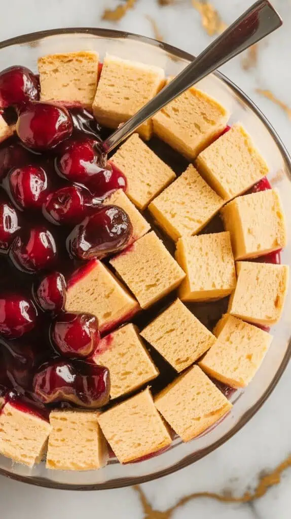 Cherry Almond Amaretto Trifle