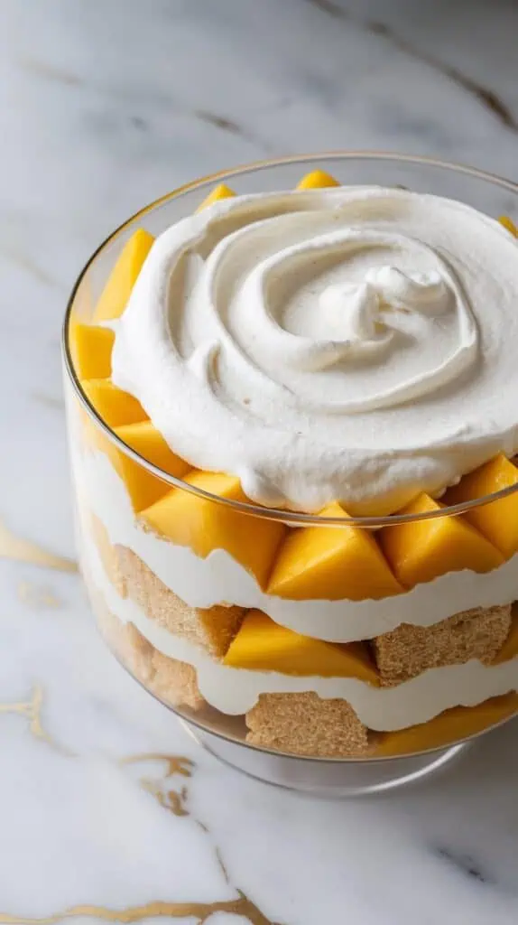 Tropical Mango Coconut Trifle