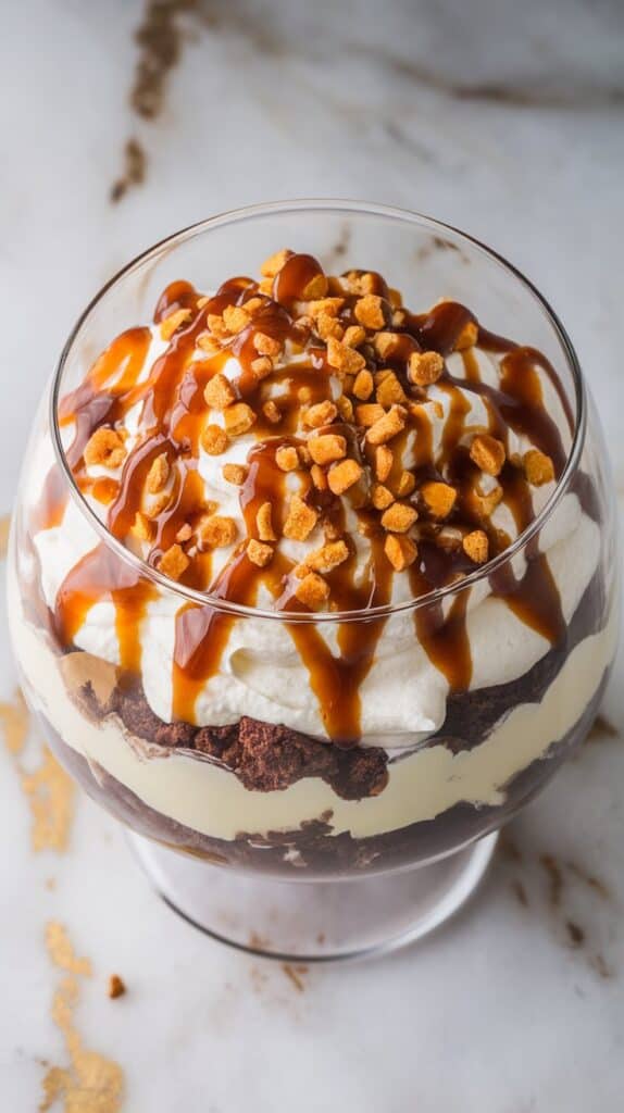 Salted Caramel Pretzel Trifle