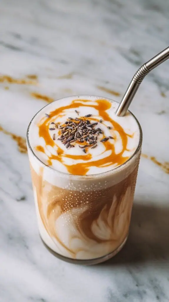 Honey Lavender Frozen Latte