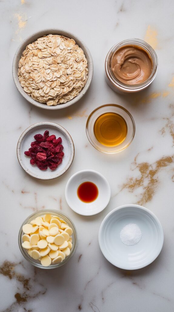 Cranberry White Chocolate Protein Balls