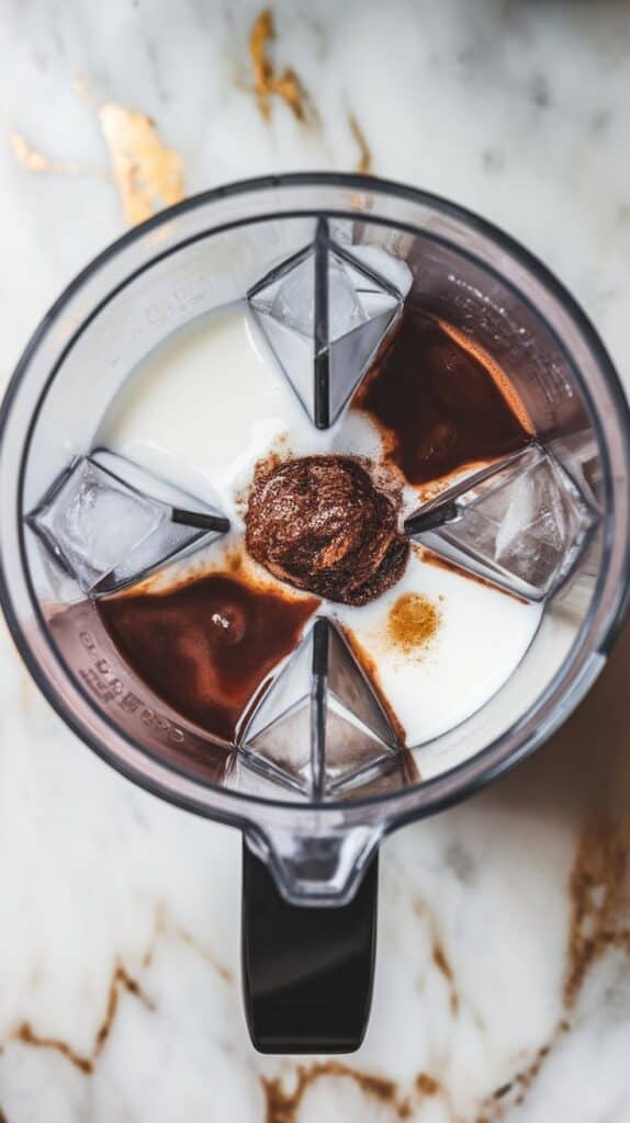 Black Garlic Mocha Frappe