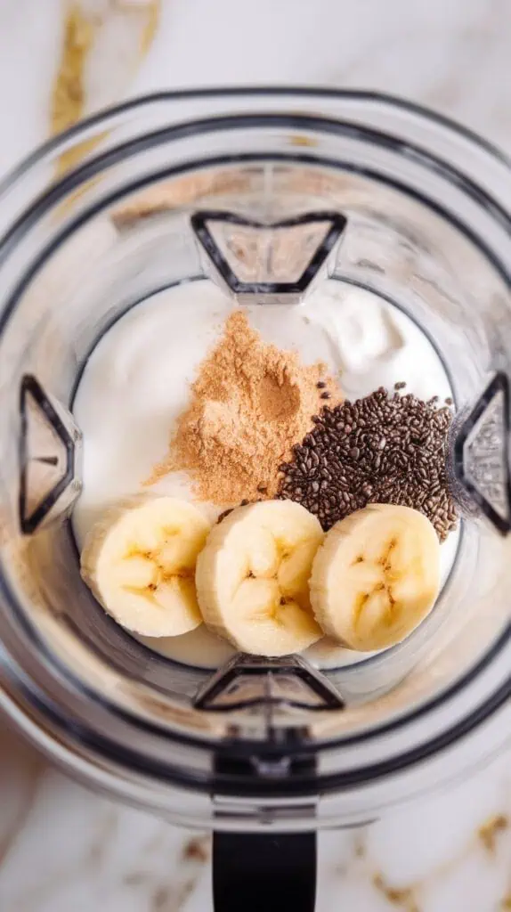 Banana Chia Protein Smoothie
