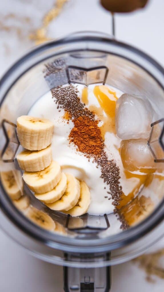 Banana Chia Protein Smoothie