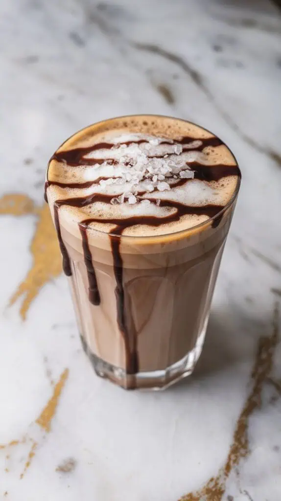 Mocha Macchiato with Sea Salt Foam