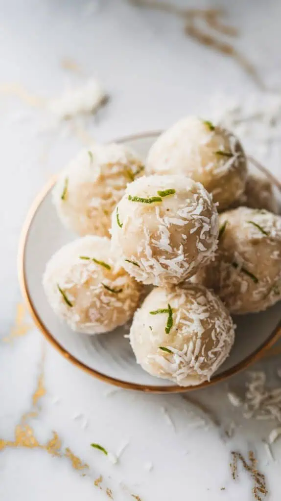 Coconut Lime Protein Balls