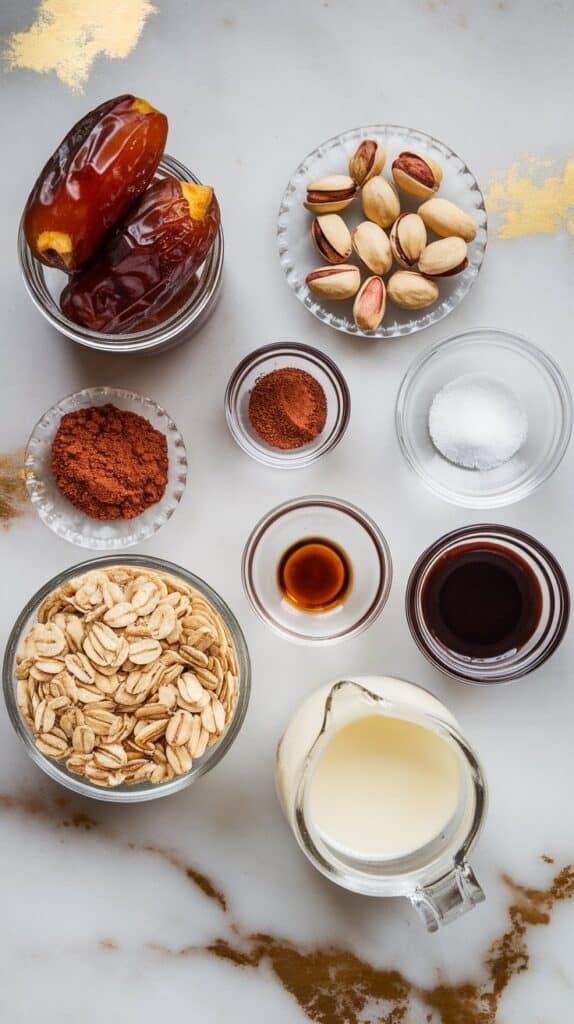 Salted Dark Chocolate Pistachio Balls