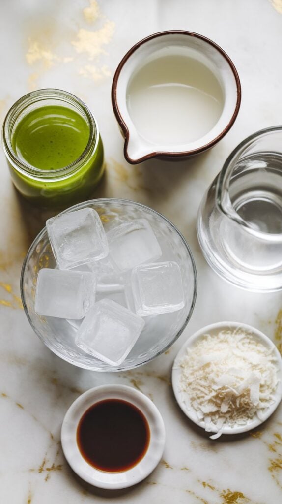 Pandan Coconut Frappe