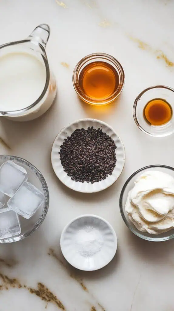 Black Sesame Frappe