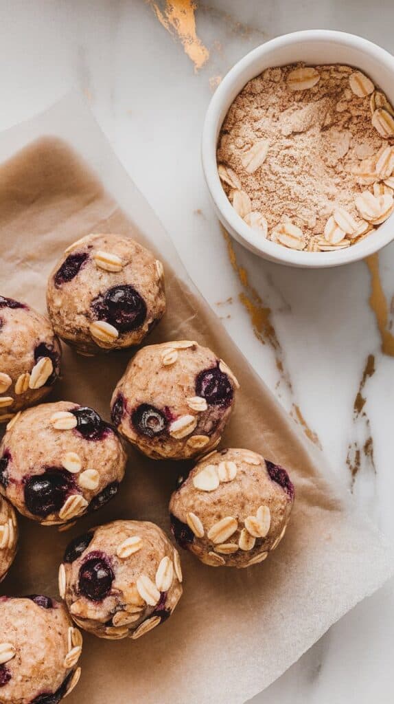 Blueberry Muffin Protein Balls