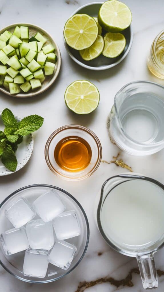 Cucumber Lime Mint Frappe