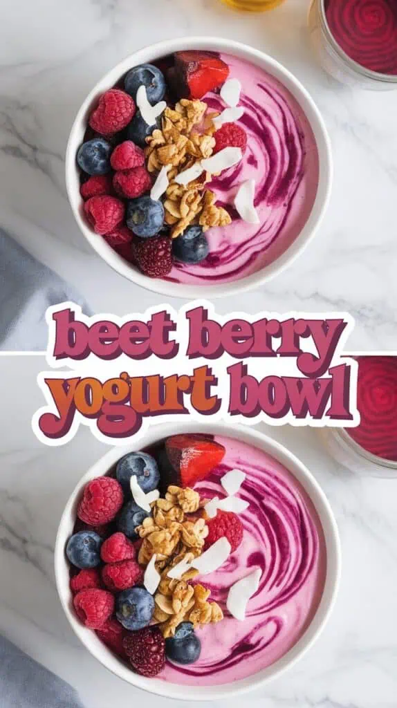 Beet Berry Yogurt Bowl