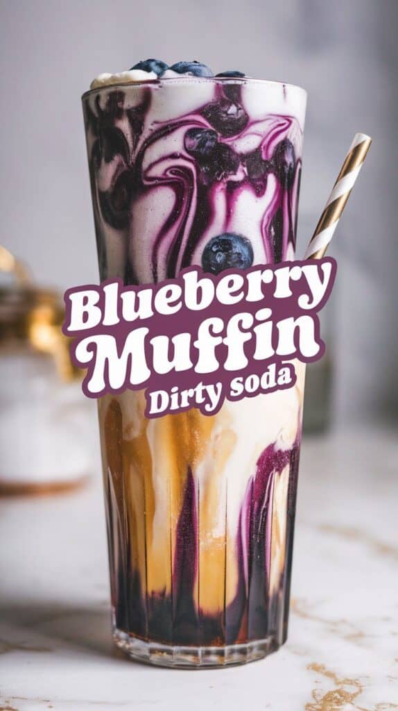 Blueberry Muffin Dirty Soda