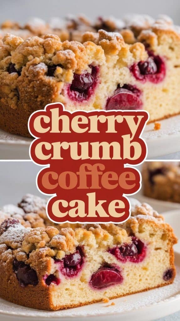 Cherry Crumb Coffee Cake