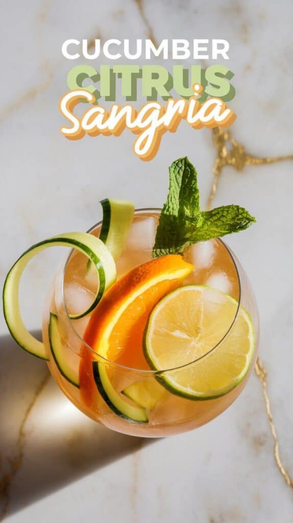 Cucumber Citrus Sangria