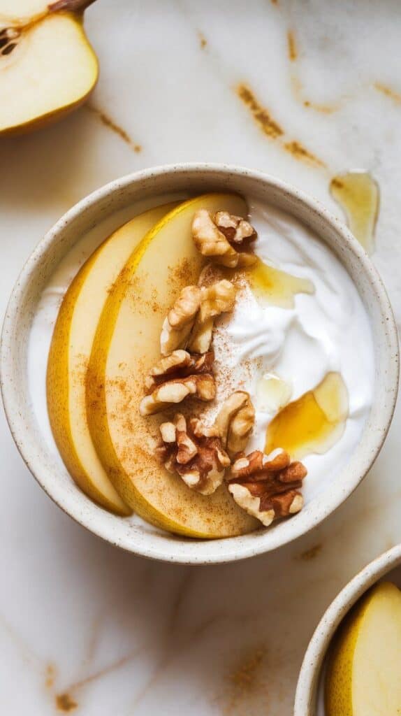Ginger Pear Yogurt Bowl