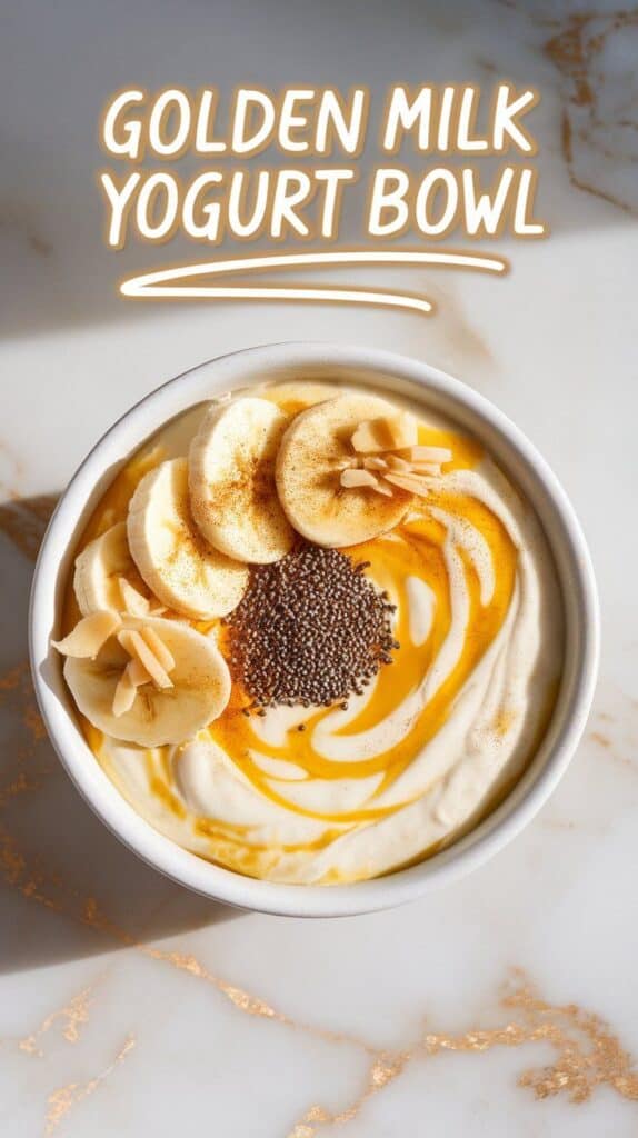 Golden Milk Yogurt Bowl
