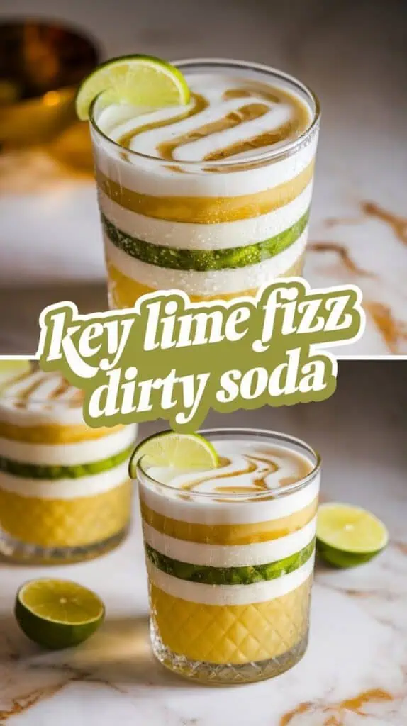 Key Lime Fizz Dirty Soda