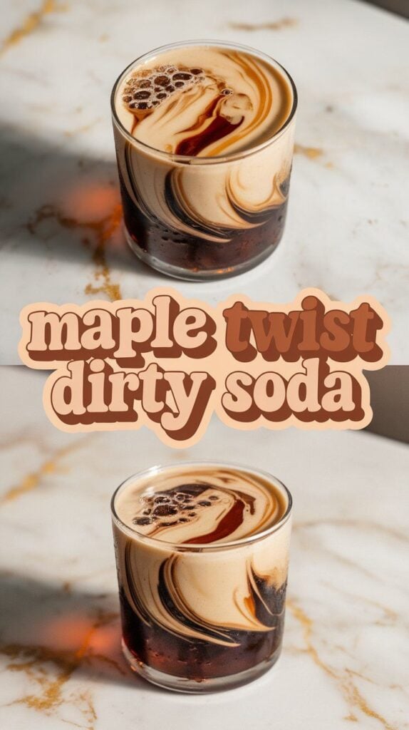 Maple Twist Dirty Soda