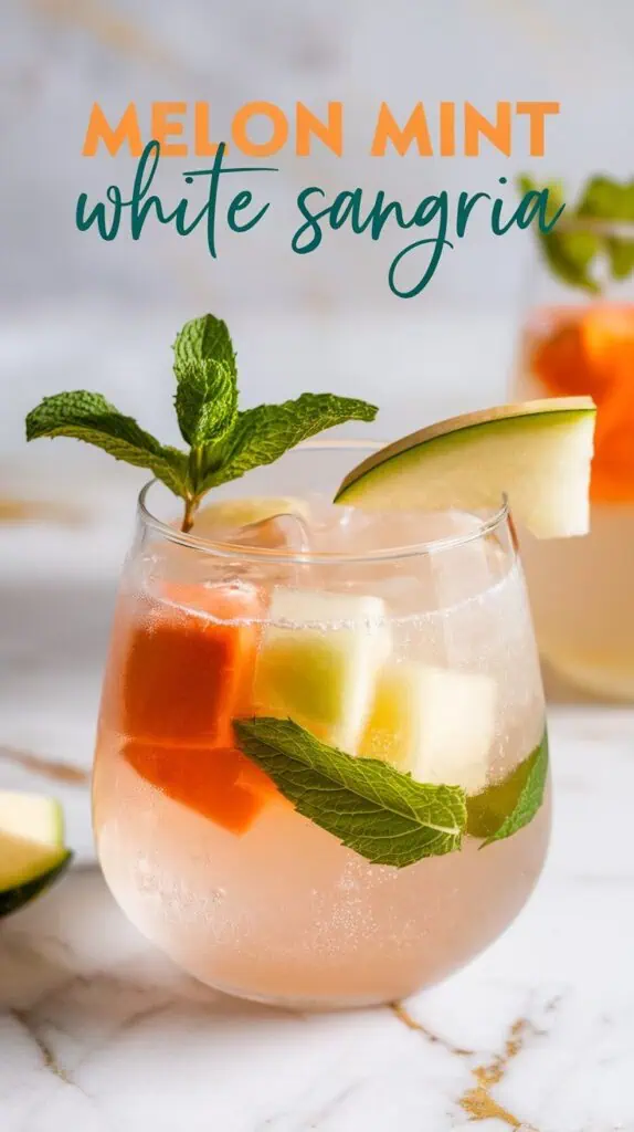 Melon Mint White Sangria