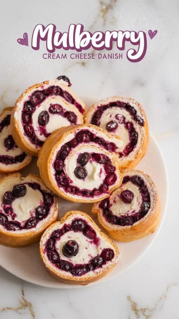 Mulberry Cream Cheese Danish