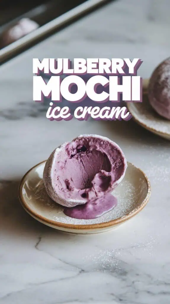 Mulberry Mochi Ice Cream