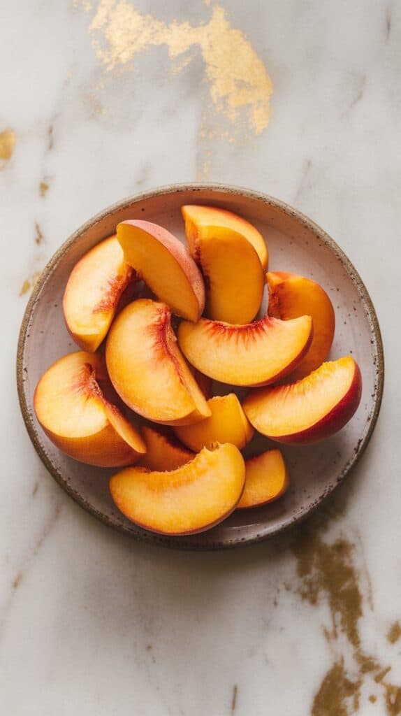 crushed graham crackers and melted butter being mixed with a spoon in a small ceramic bowl, forming a crumbly, moist texture
