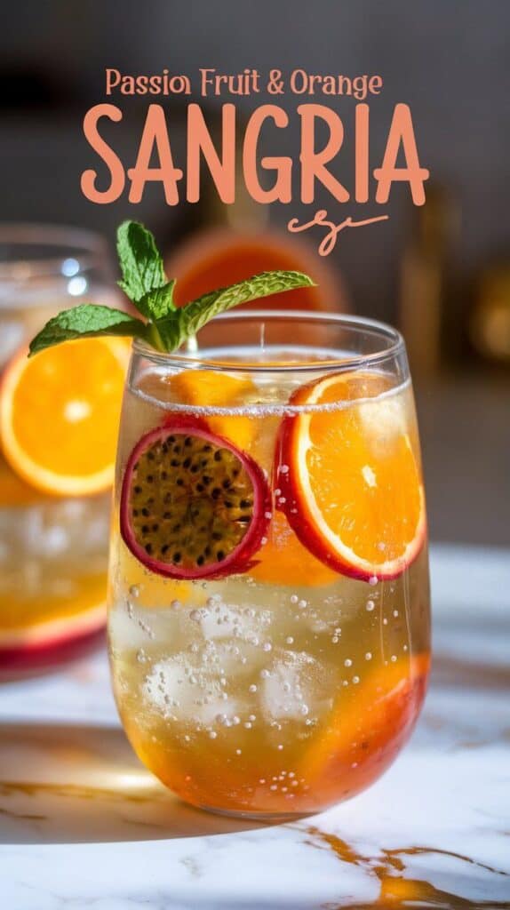 Passion Fruit & Orange Sangria