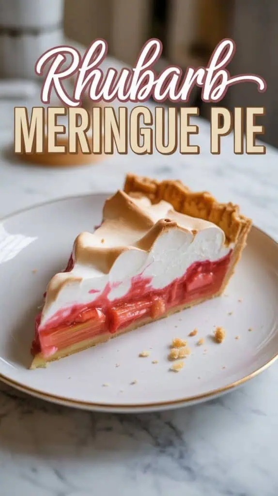 Rhubarb Meringue Pie