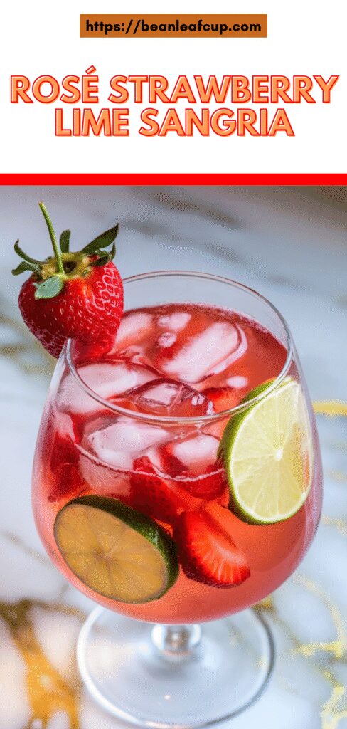 Rosé Strawberry Lime Sangria