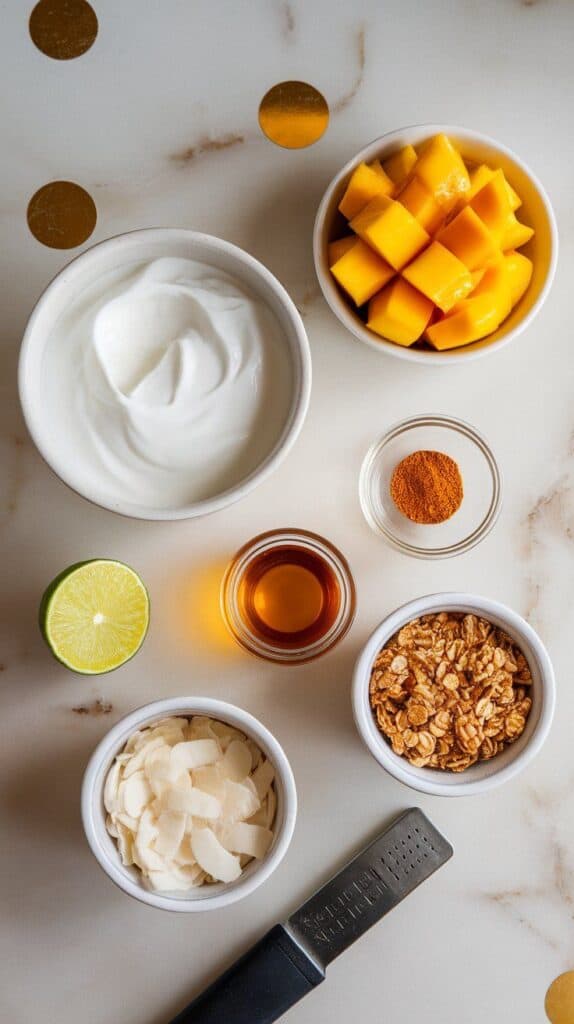 Spicy Mango Yogurt Bowl