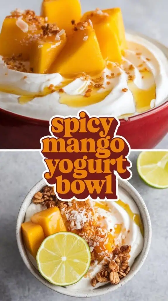 Spicy Mango Yogurt Bowl