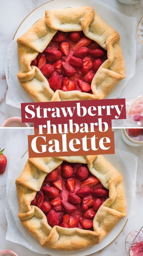 Strawberry Rhubarb Galette