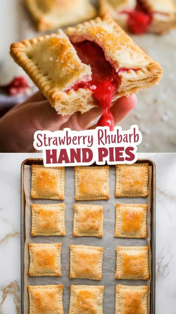 Strawberry Rhubarb Hand Pies