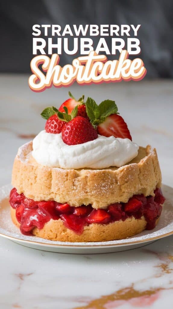 Strawberry Rhubarb Shortcake