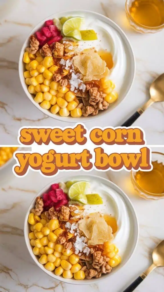 Sweet Corn Yogurt Bowl