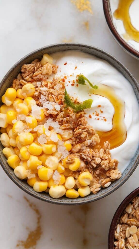 Sweet Corn Yogurt Bowl